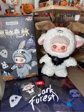 HiToy Maymei The Dark Forest Series V2 Fiend White - Plush Keychain